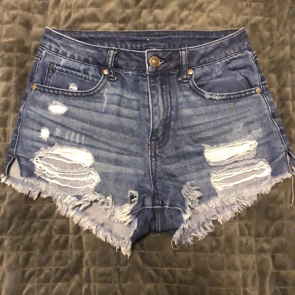 american original rewash brand Pants - Distressed Jean Shorts